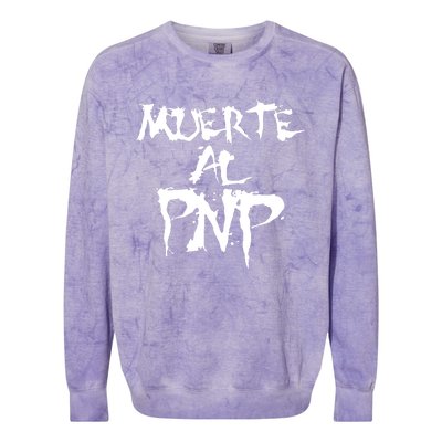 Muerte Al Pnp Colorblast Crewneck Sweatshirt