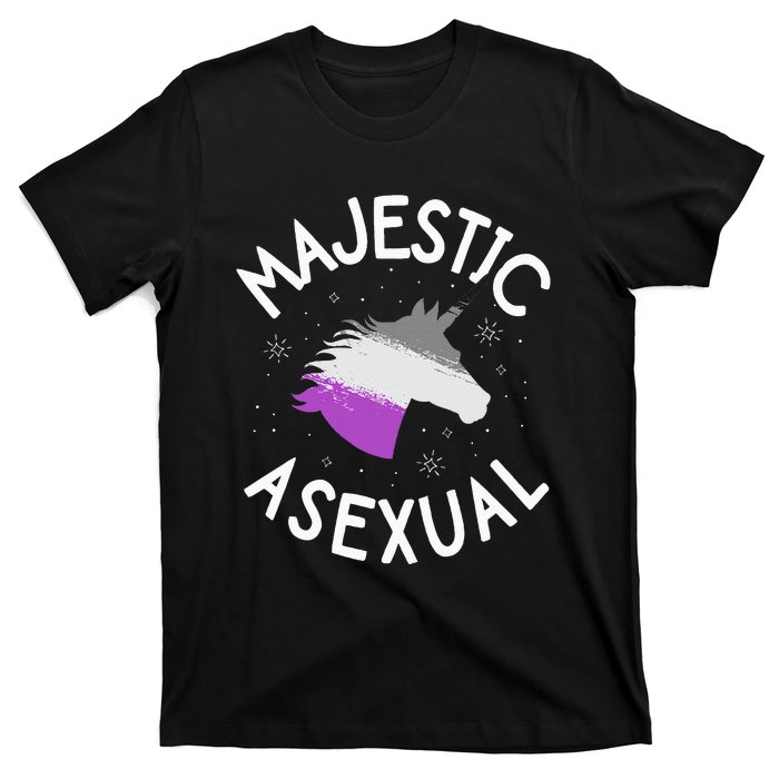 Majestic Asexual Pride Ace Unicorn Lgbtq Pride Stuff T-Shirt