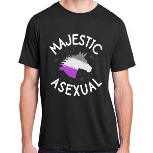 Majestic Asexual Pride Ace Unicorn Lgbtq Pride Stuff Adult ChromaSoft Performance T-Shirt