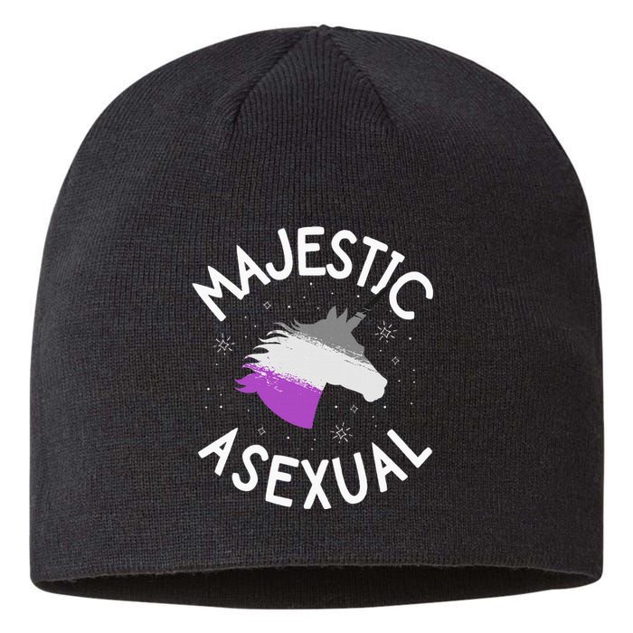 Majestic Asexual Pride Ace Unicorn Lgbtq Pride Stuff Sustainable Beanie