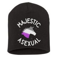 Majestic Asexual Pride Ace Unicorn Lgbtq Pride Stuff Short Acrylic Beanie