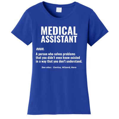 Medical Assistant Problem Solver Health Care Gift Women's T-Shirt