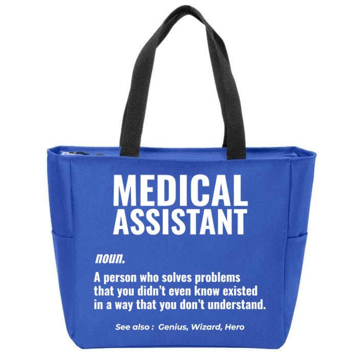 Medical Assistant Problem Solver Health Care Gift Zip Tote Bag