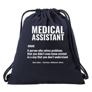 Medical Assistant Problem Solver Health Care Gift Drawstring Bag