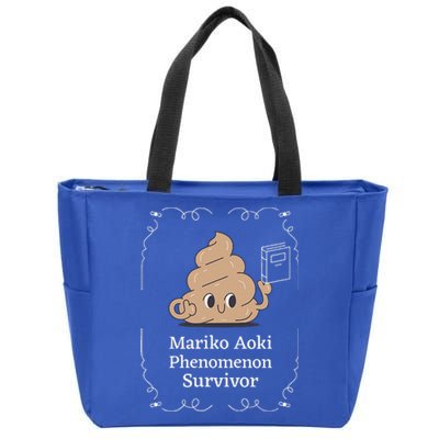 Mariko Aoki Phenomenon Survivor Book Bookstore Zip Tote Bag