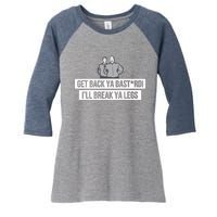 Max And Paddy Get Back Ya Bastard I’ll Break Ya Legs Women's Tri-Blend 3/4-Sleeve Raglan Shirt