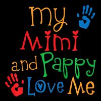 Mimi And Pappy Love Me Grandchild Cooling Performance Crew T-Shirt