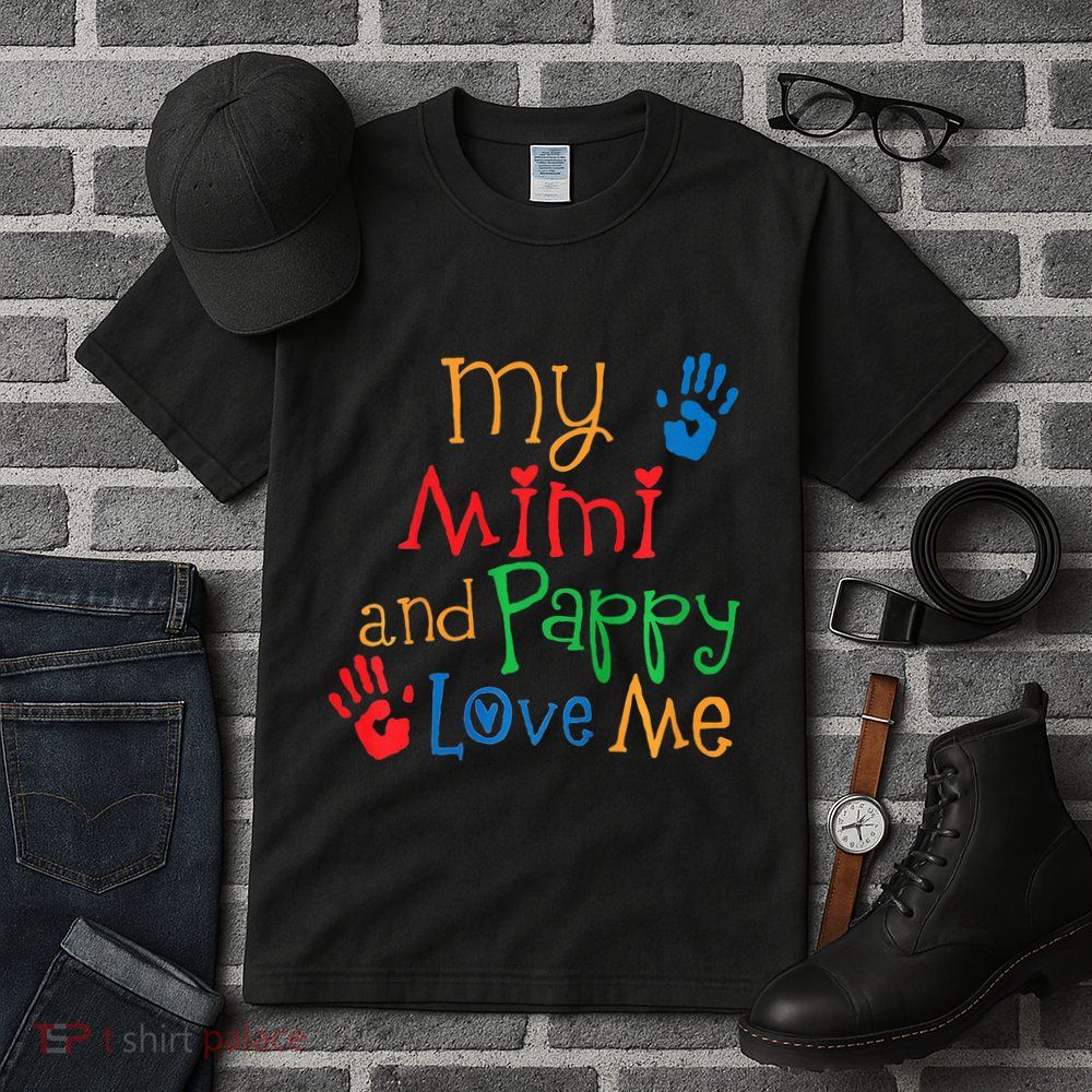 Mimi And Pappy Love Me Grandchild Tall T-Shirt