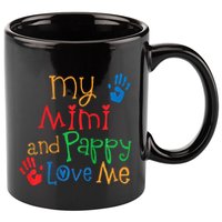 Mimi And Pappy Love Me Grandchild 11oz C Handle Ceramic Mug