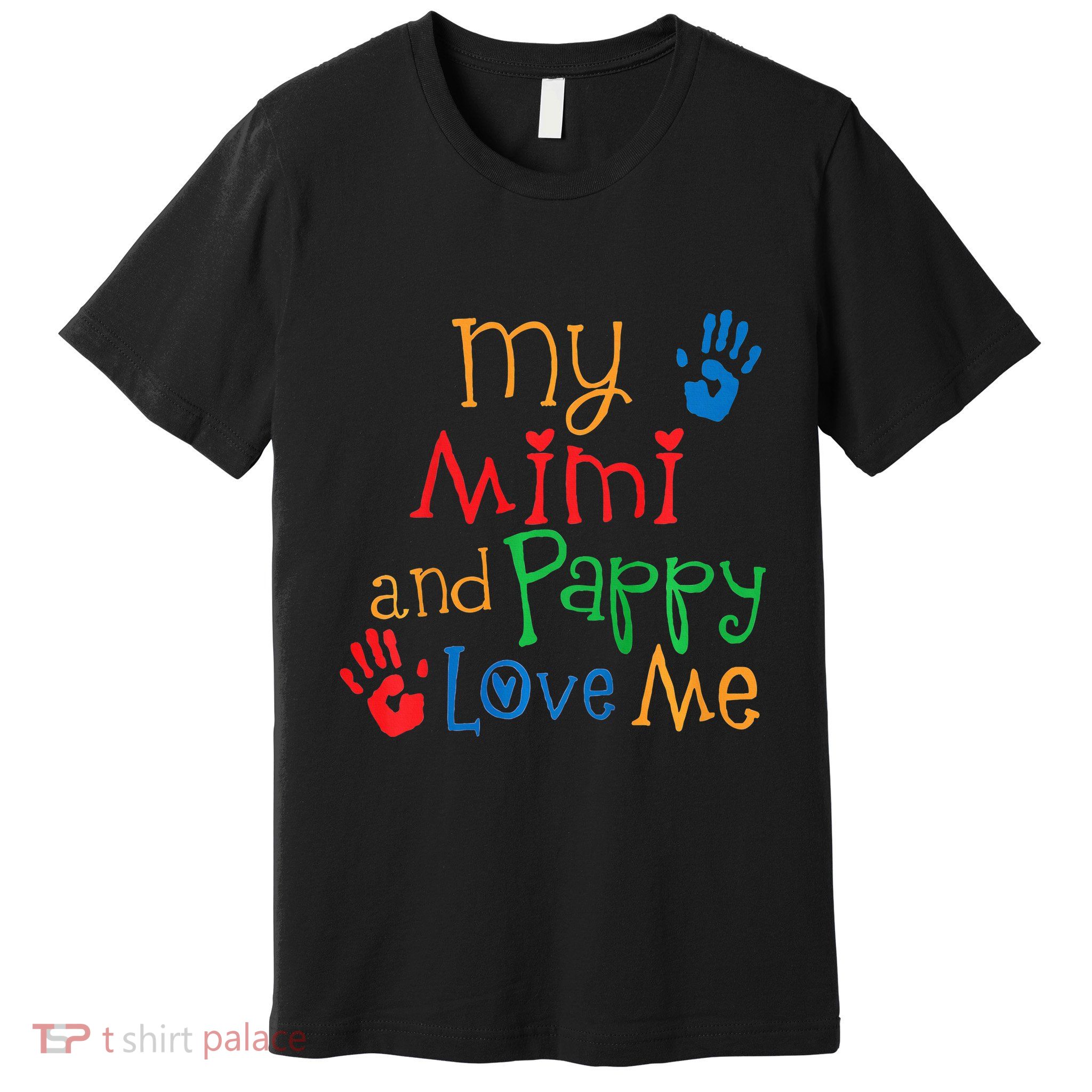 Mimi And Pappy Love Me Grandchild Premium T-Shirt