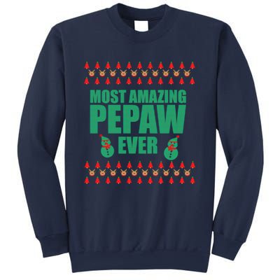 Most Amazing Pepaw Ugly Christmas Sweatshirt