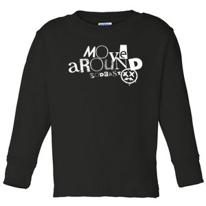 Move Around Podcast Toddler Long Sleeve Shirt