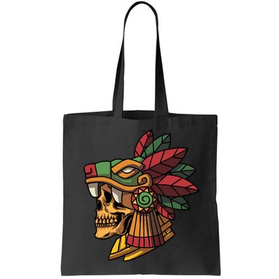 Mayan Ancient Quetzalcoatl Aztec Skull Retro Bag