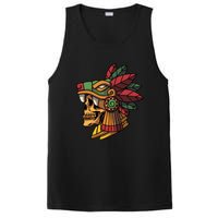 Mayan Ancient Quetzalcoatl Aztec Skull Retro PosiCharge Competitor Tank