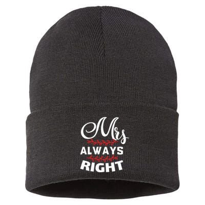 Mrs Always Right Sustainable Knit Beanie
