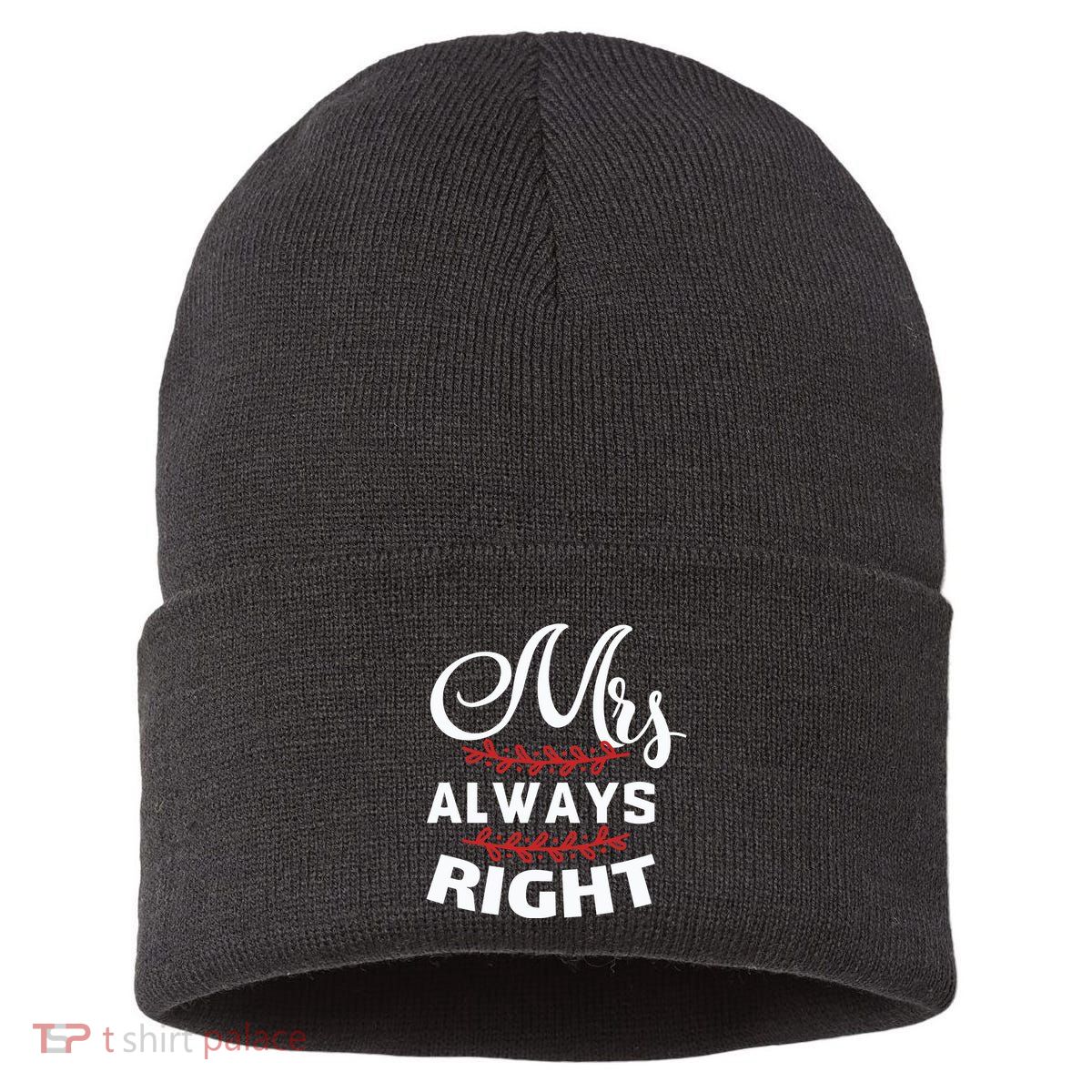 Mrs Always Right Sustainable Knit Beanie