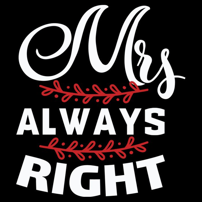 Mrs Always Right Wool Snapback Cap