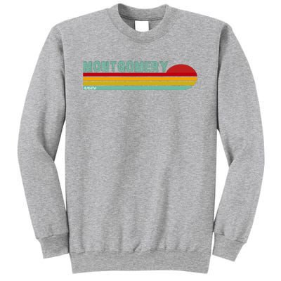 Montgomery Alabama Retro Sunset Sweatshirt