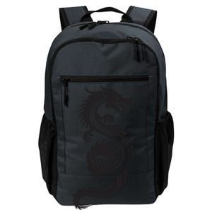 Martial Arts Red Chinese Firedrake Dragon Print Art Daily Commute Backpack