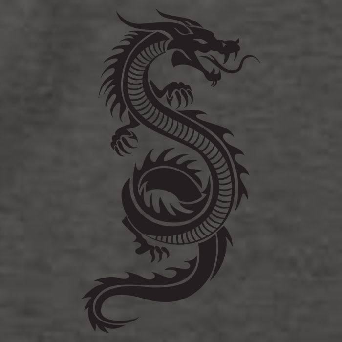 Martial Arts Red Chinese Firedrake Dragon Print Art Vector Backpack