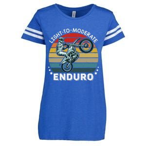 Motorcycle Adventure Rider Funny Light To Moderate Enduro Enza Ladies Jersey Football T-Shirt