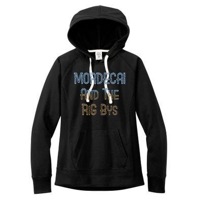 Mordecai And Rigbys Band Ringer Women's Fleece Hoodie