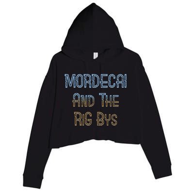 Mordecai And Rigbys Band Ringer Crop Fleece Hoodie