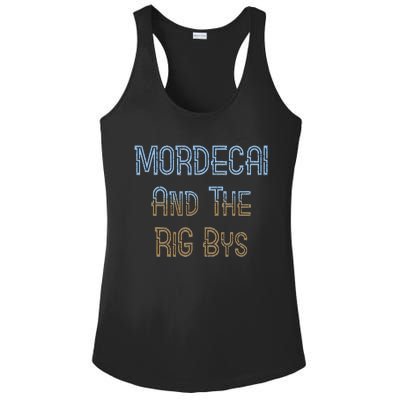 Mordecai And Rigbys Band Ringer Ladies PosiCharge Competitor Racerback Tank