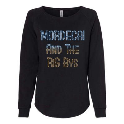 Mordecai And Rigbys Band Ringer Womens California Wash Sweatshirt