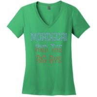 Mordecai And Rigbys Band Ringer Women's V-Neck T-Shirt