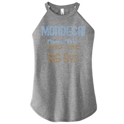 Mordecai And Rigbys Band Ringer Women's Perfect Tri Rocker Tank