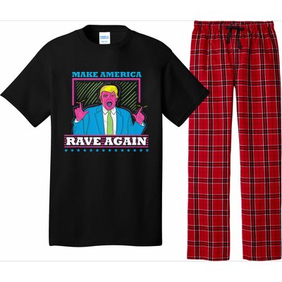 Make America Rave Again Funny Dj Edm Electro Pajama Set