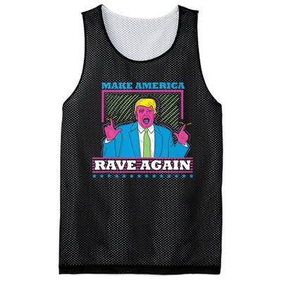 Make America Rave Again Funny Dj Edm Electro Mesh Reversible Basketball Jersey Tank