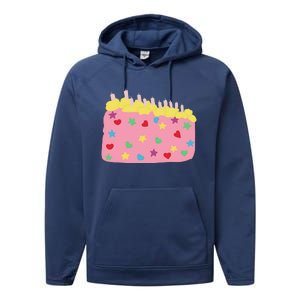 Max And Ruby Cake Birthday Essential For And Adults Performance Fleece Hoodie