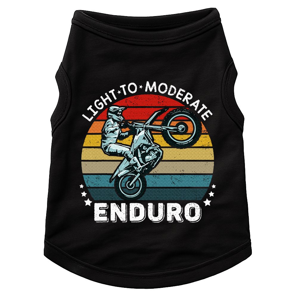 Motorcycle Adventure Rider Funny Light To Moderate Enduro Doggie Tank