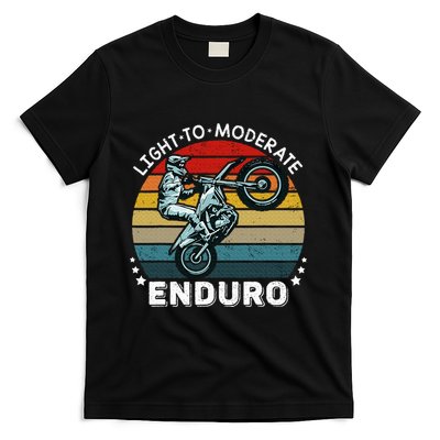 Motorcycle Adventure Rider Funny Light To Moderate Enduro T-Shirt