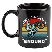 Motorcycle Adventure Rider Funny Light To Moderate Enduro 11oz C Handle Ceramic Mug