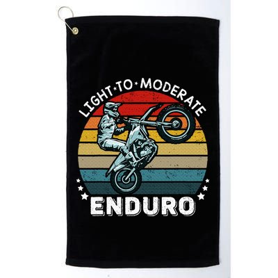 Motorcycle Adventure Rider Funny Light To Moderate Enduro Golf Towel
