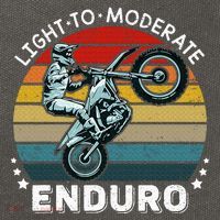 Motorcycle Adventure Rider Funny Light To Moderate Enduro Cotton Canvas Backpack