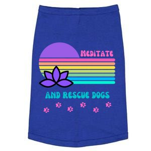 Meditate And Rescue Dogs S Yoga Fur Mama Funny Cute Gift Doggie Tank