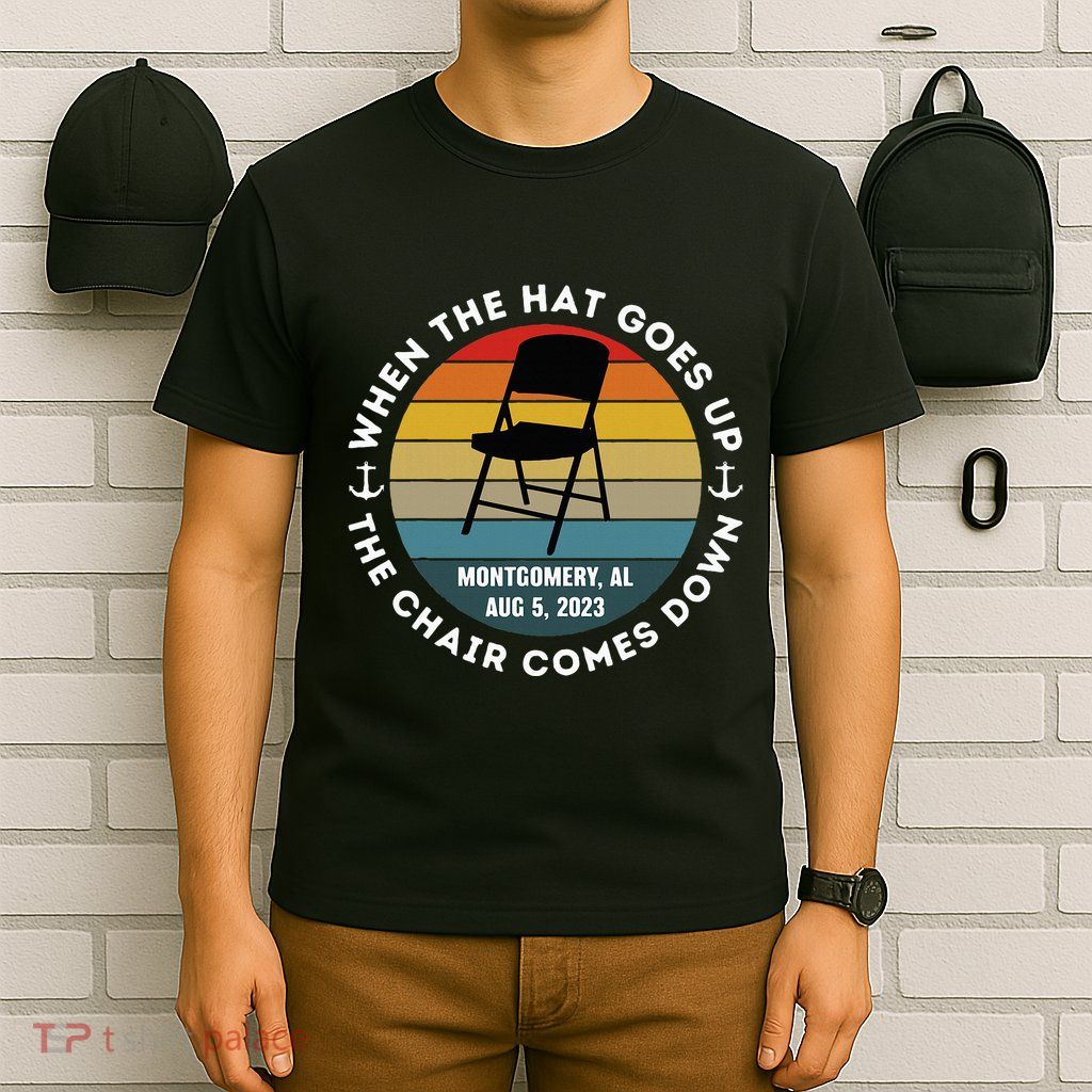 Montgomery Alabama Riverfront Brawl Folding Chair Vintage T-Shirt