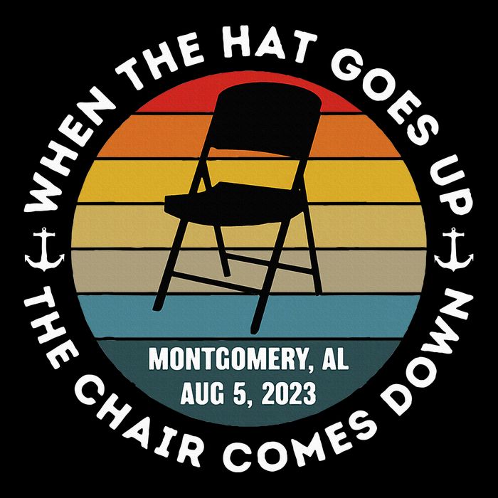 Montgomery Alabama Riverfront Brawl Folding Chair Vintage Hooded Wearable Blanket