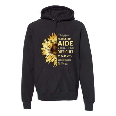 Medication Aide Retirement Premium Hoodie