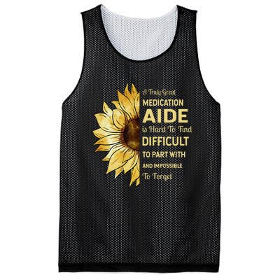 Medication Aide Retirement Mesh Reversible Basketball Jersey Tank