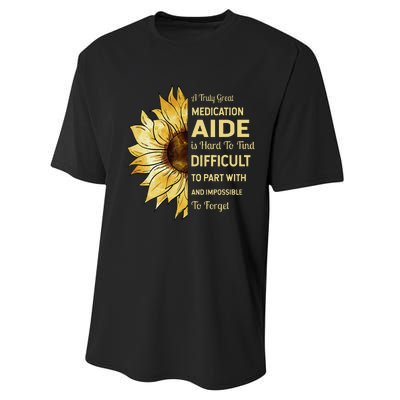 Medication Aide Retirement Performance Sprint T-Shirt