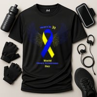 March 21 World Down Syndrome Day Cooling Performance Crew T-Shirt