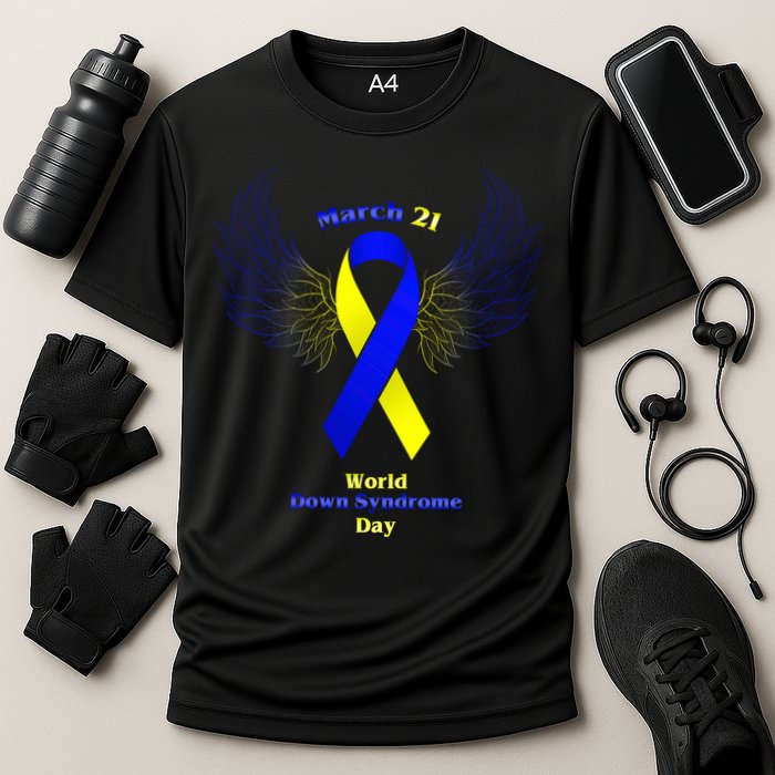 March 21 World Down Syndrome Day Cooling Performance Crew T-Shirt