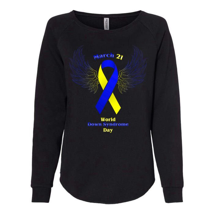 March 21 World Down Syndrome Day Womens California Wash Sweatshirt