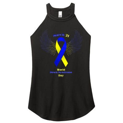 March 21 World Down Syndrome Day Women’s Perfect Tri Rocker Tank