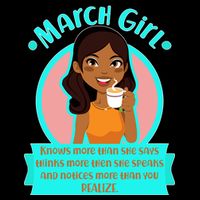 March Birthday Girl Knows More Than You Realize City Backpack